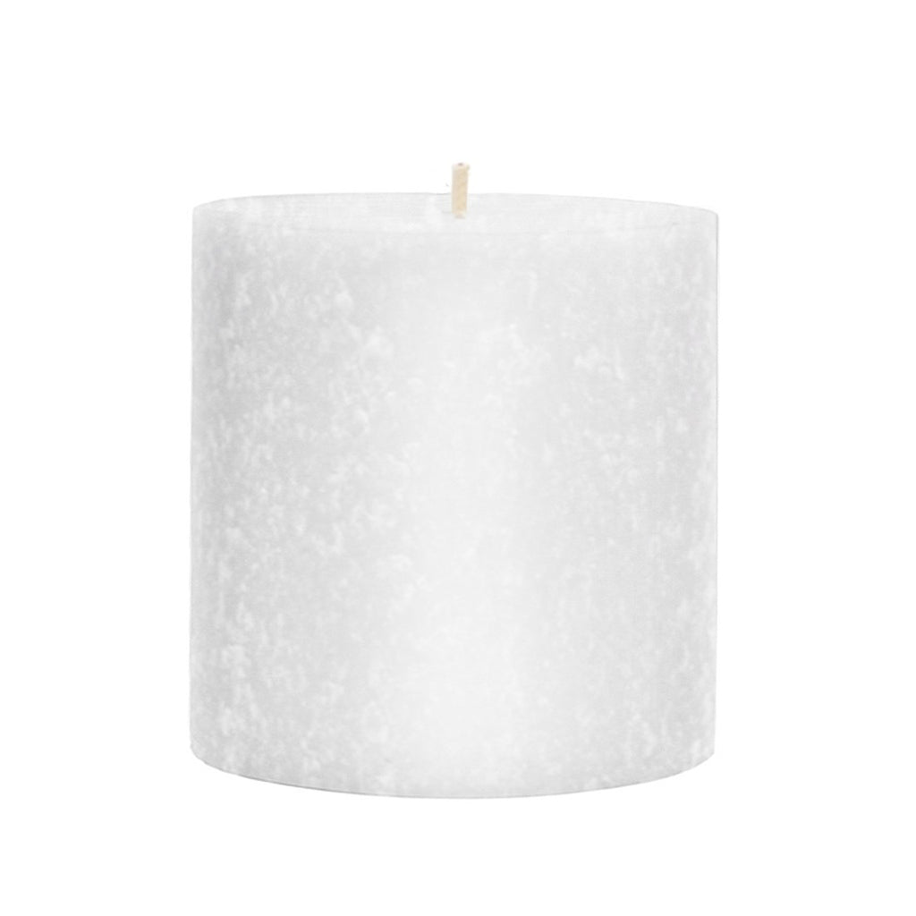 Root Timberline Pillar Candle -  3 X 3 White - Root Candles Made in America