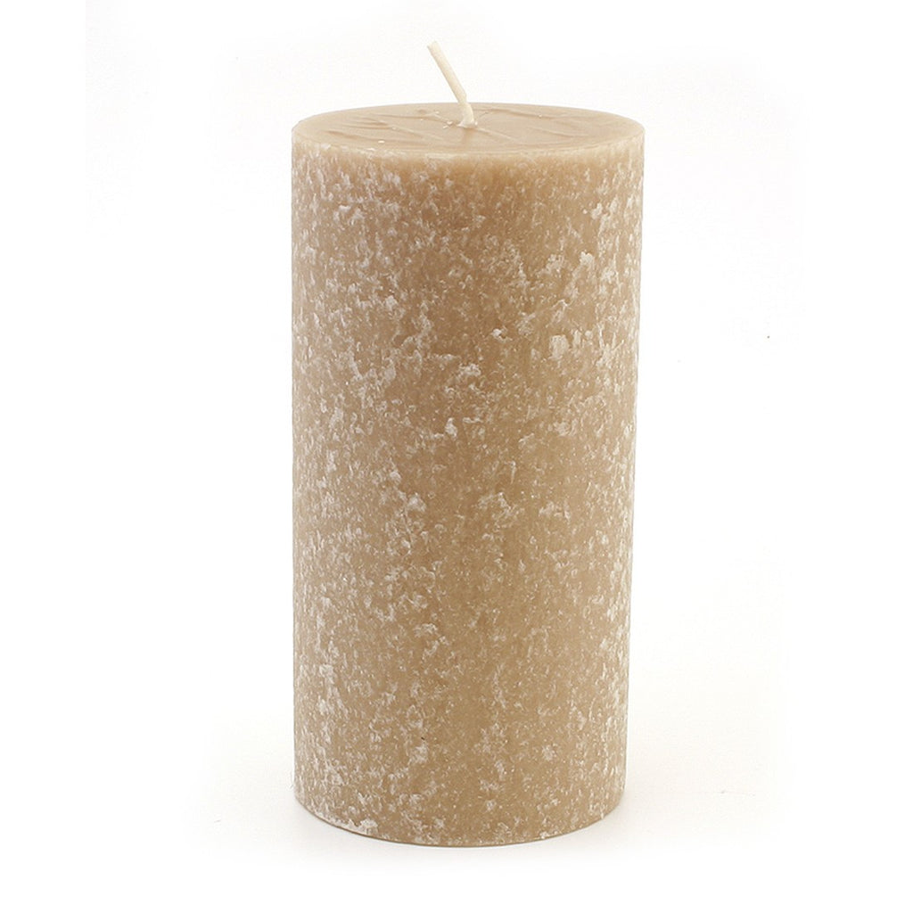 Root Timberline Pillar Candle -  3 X 6 Taupe - Root Candles Made in America