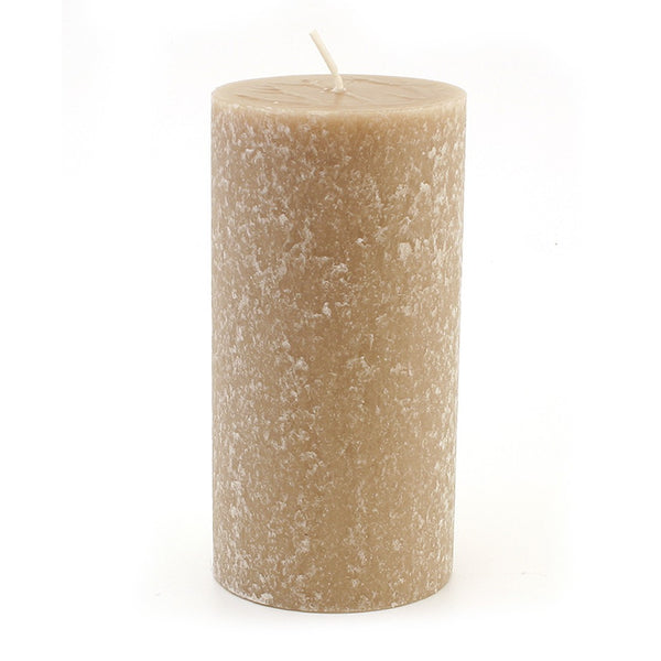 Root Timberline Pillar Candle -  3 X 6 Taupe - Root Candles Made in America