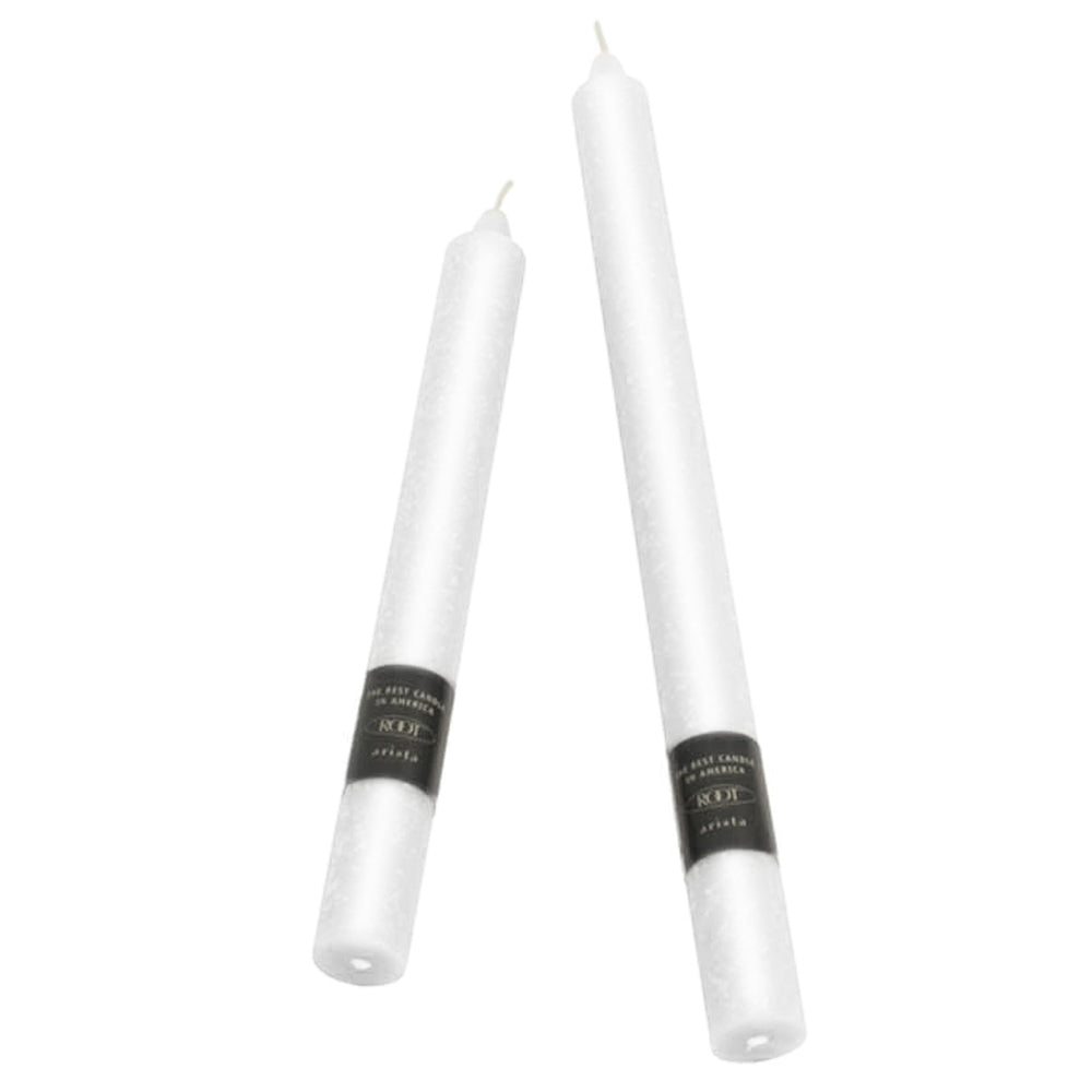 Set of 2 - 9 Inch Root Timberline Arista Dinner Candle - White