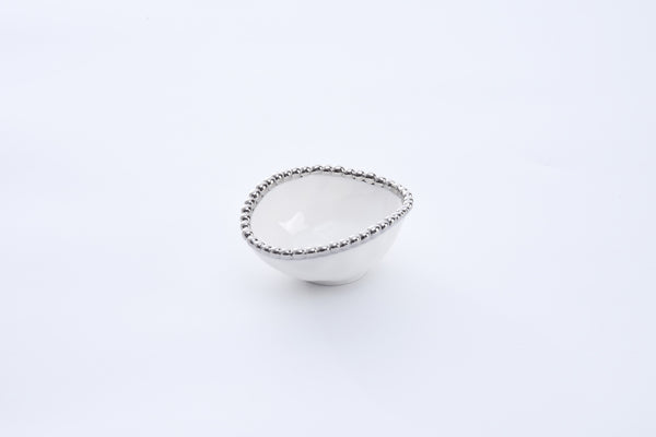 Pampa Bay Oval Condiment Bowl - White - Salerno Collection