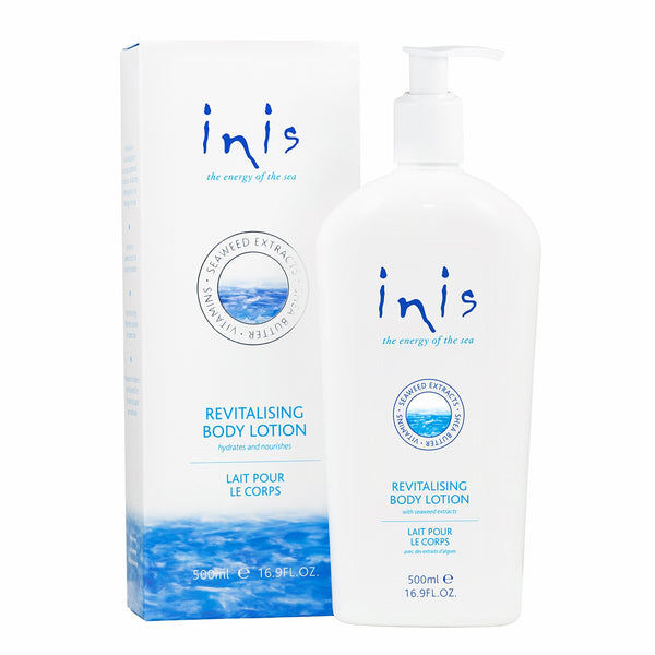 Inis Revitalizing Body Lotion - Large Pump Bottle - 16.9 fl.oz.