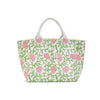 Floral Block Print - Thermal Lunch Tote Bag Your Choice Assorted 3 Patterns - Cotton Canvas