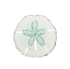 Your Choice, Metal Sand Dollar Wall Decor in Three Sizes & Colors