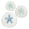 Your Choice, Metal Sand Dollar Wall Decor in Three Sizes & Colors