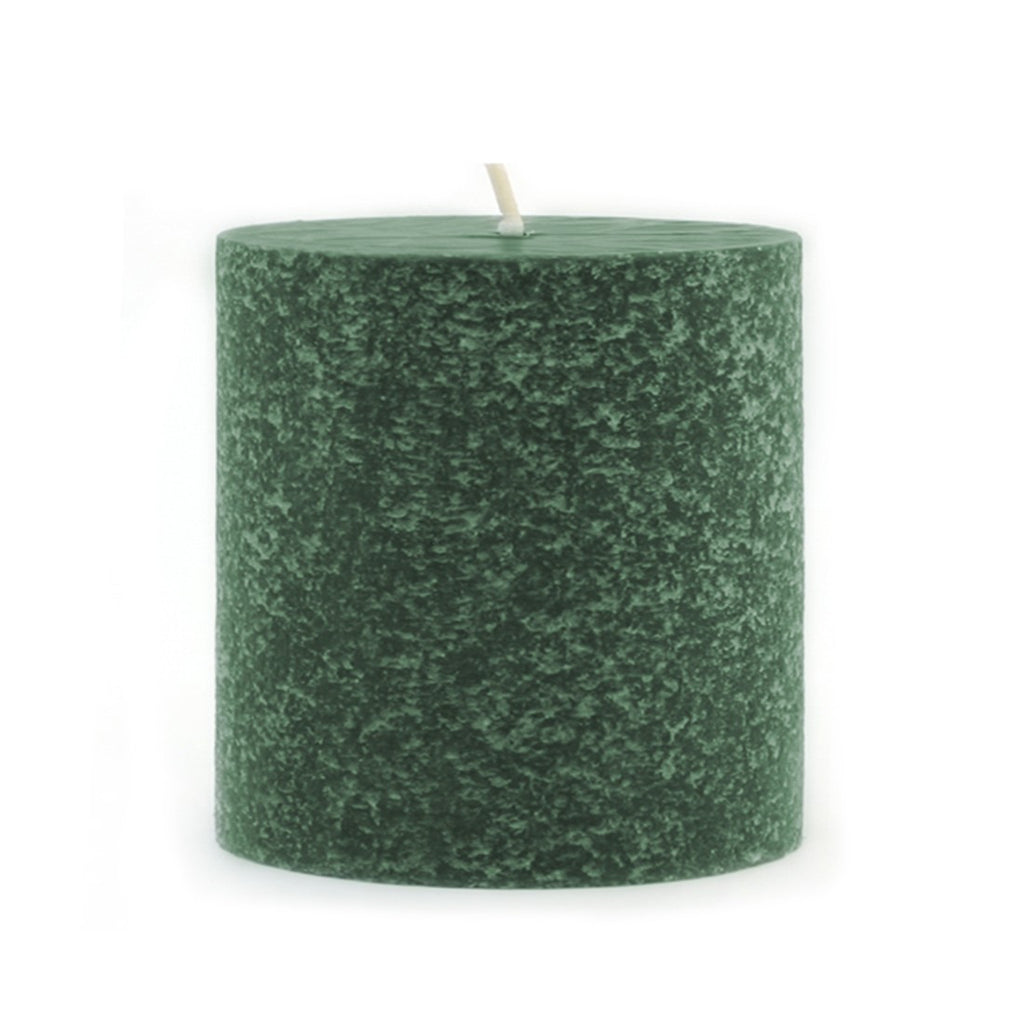 Root Timberline Pillar Candle -  3 X 3 Dark Green - Root Candles Made in America
