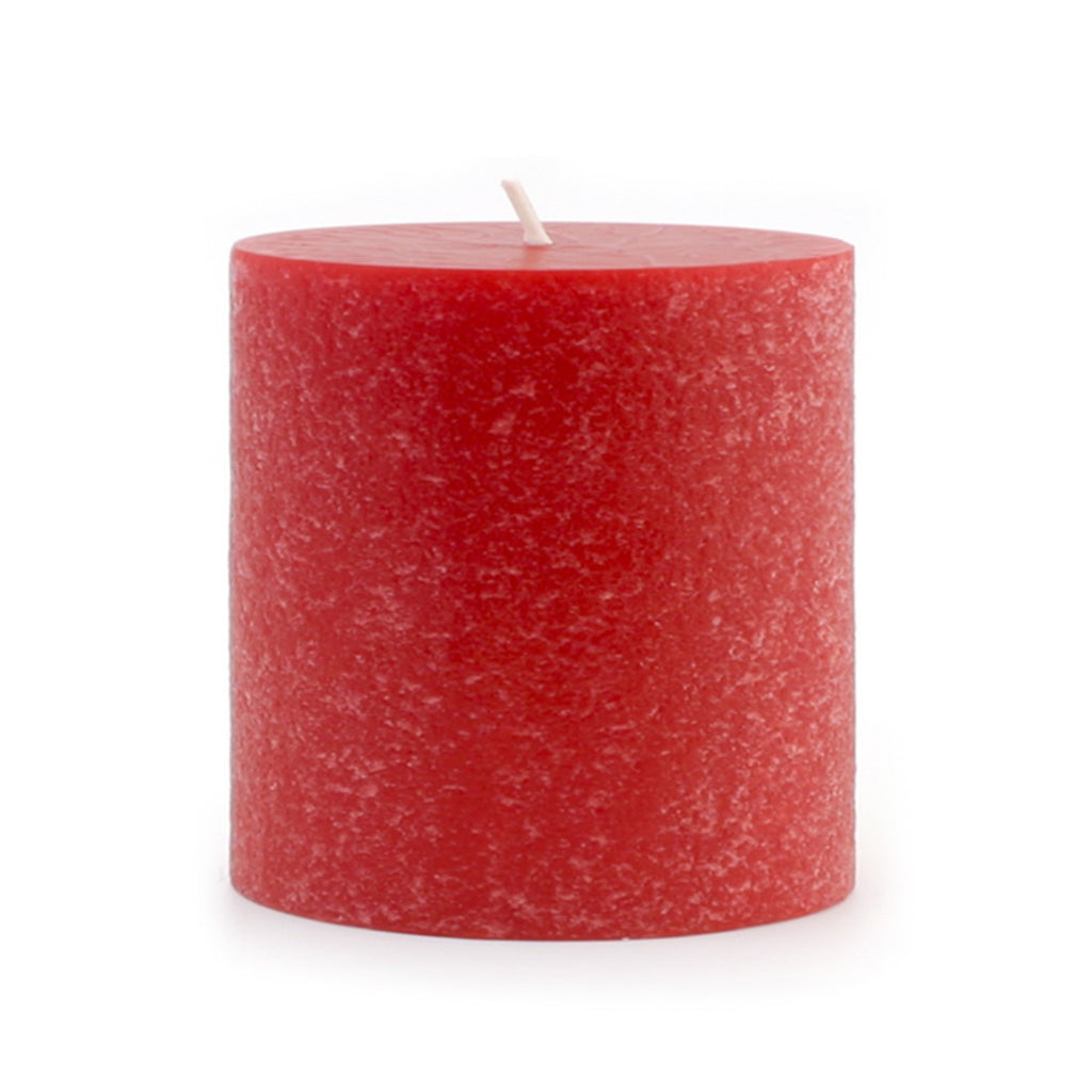 Root Timberline Pillar Candle -  3 X 3 Red- Root Candles Made in America