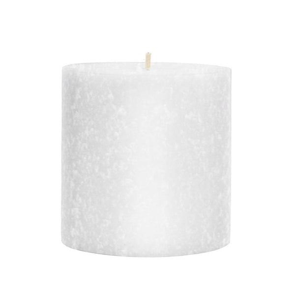 Root Timberline Pillar Candle -  3 X 3 White - Root Candles Made in America