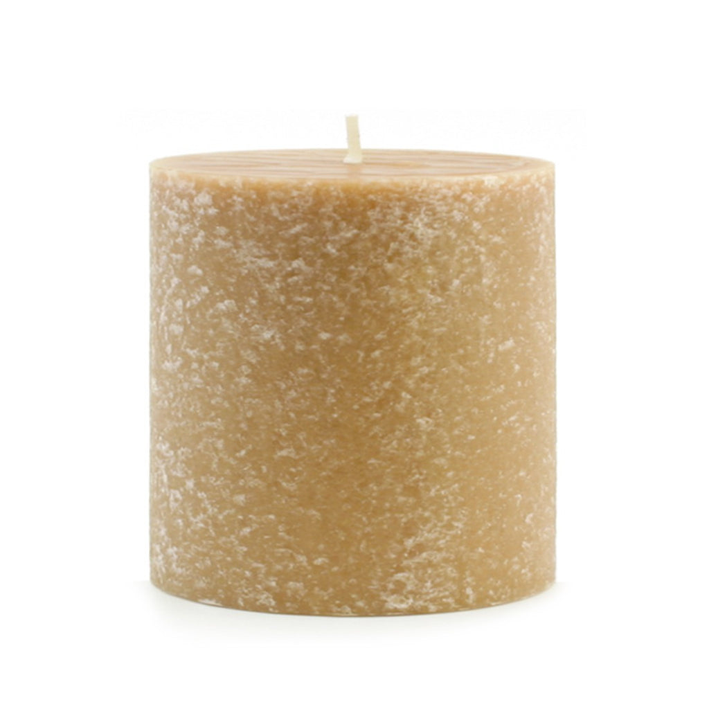 Root Timberline Pillar Candle -  3 X 3 Beeswax -Unscented -  Root Candles Made in America