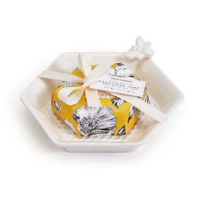 Bee Clean Honey Soap with Soap Dish