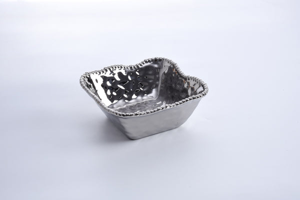 Pampa Bay Medium Square Bowl - Silver - Verona Collection