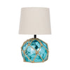 Glass Buoy Lamp with Jute Netting, White Lamp Shade - Your Choice  Colors