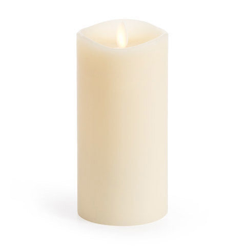 3" X 6" Luminara® Flameless Candle - Vanilla Scented Ivory Wax 360 Pillar