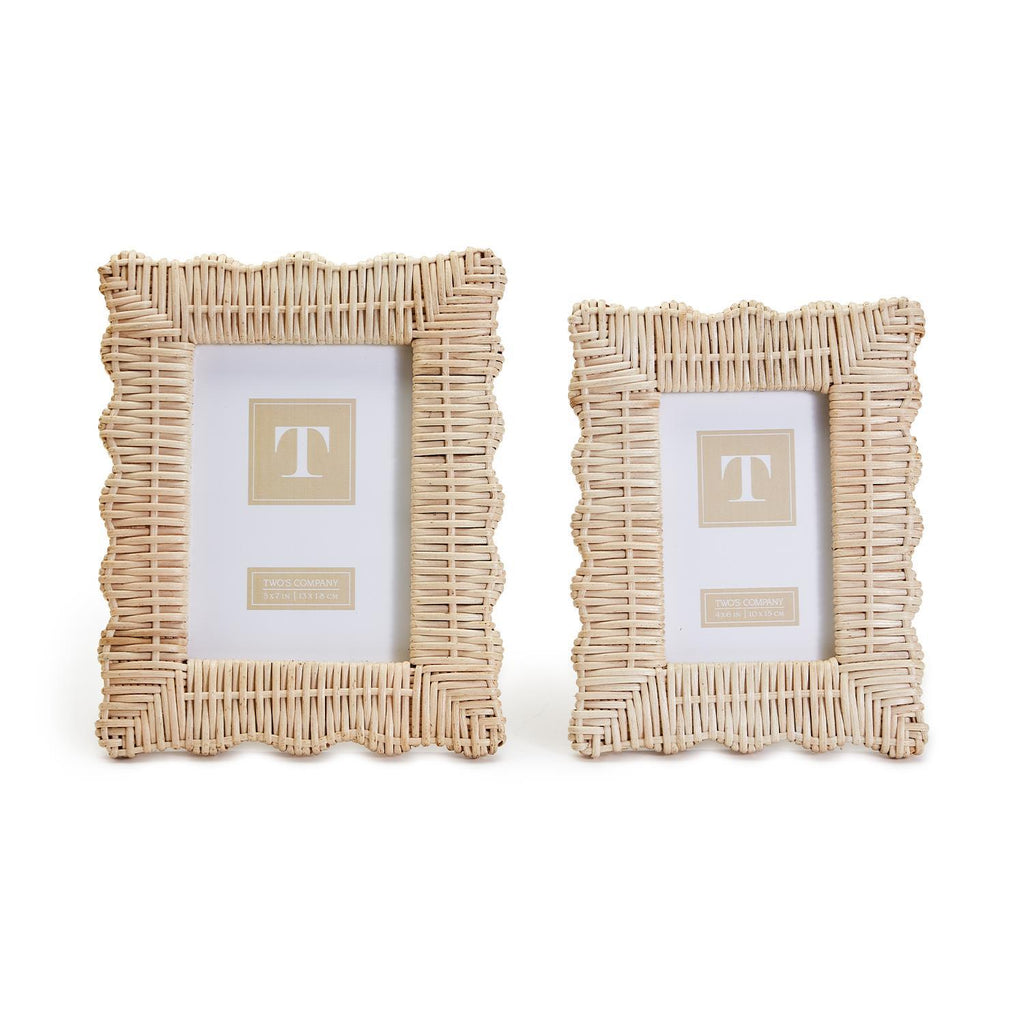 Your Choice, Wicker Picture Frame, 7" x 9" or 8" x 10"